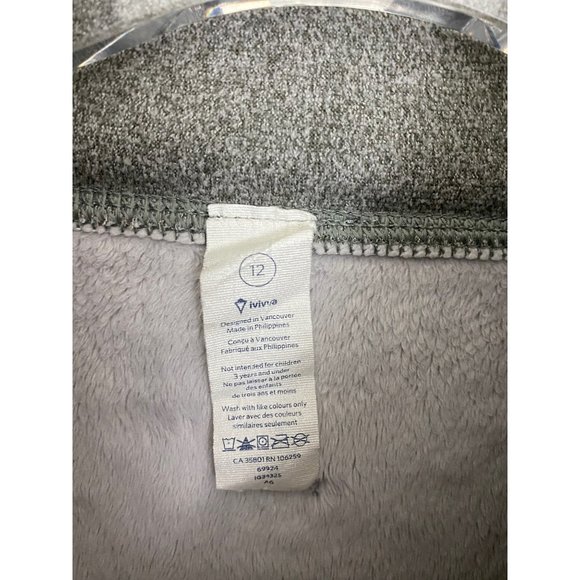 Ivivva by Lululemon Big Business Cozy Wrap Fleece lined Jacket 12 - Picture 10 of 15